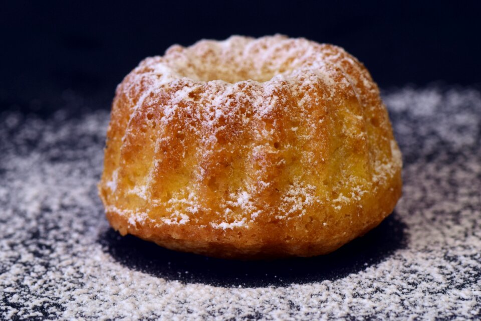 Small dessert close up