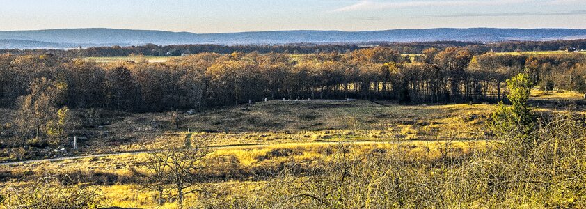 Sky panorama gettysburg