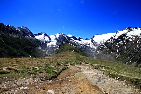 Nature hiking valley photo