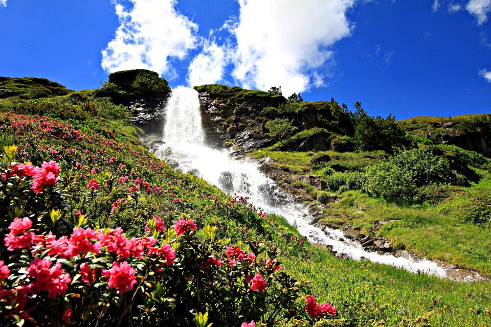 Mountains water waters