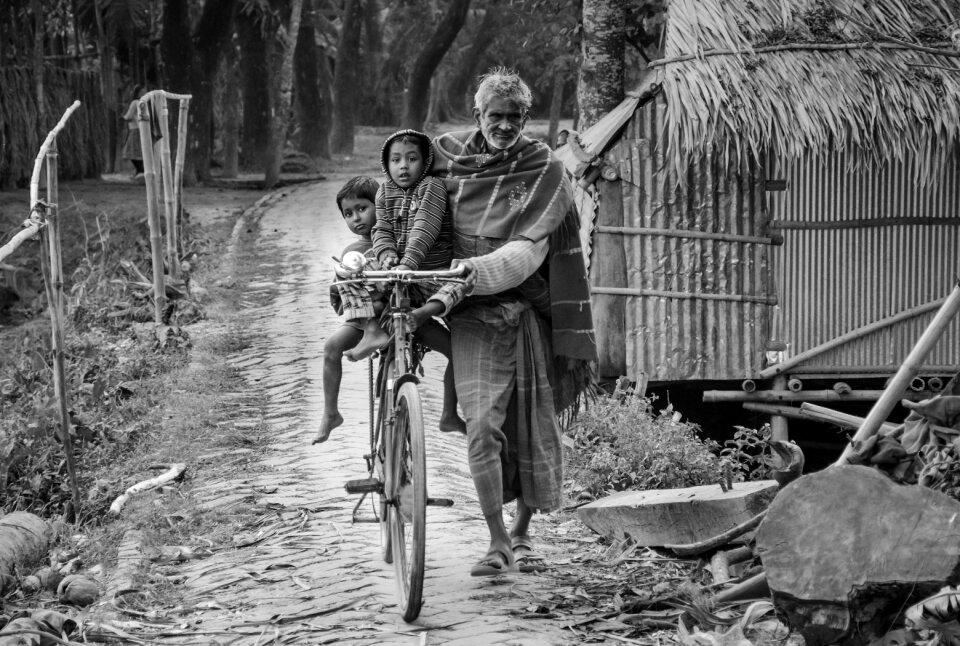 Bike childhood grandfather