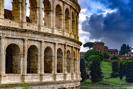 Roman architecture coliseum photo