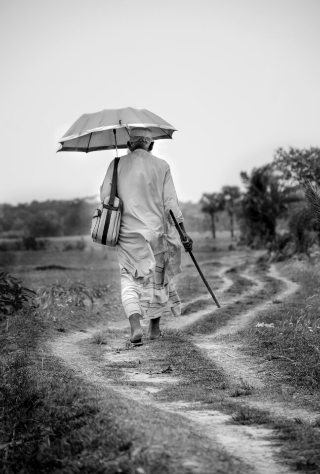 Umbrella road street