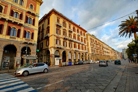 Sardinia facades via roma