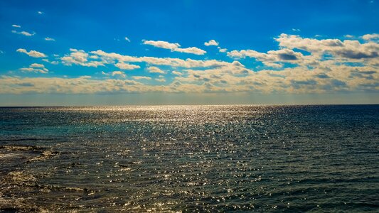Horizon nature seascape