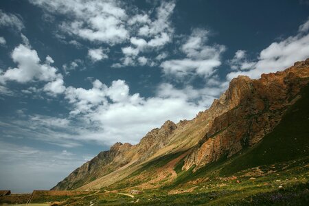 Kazakhstan mountains winter photo