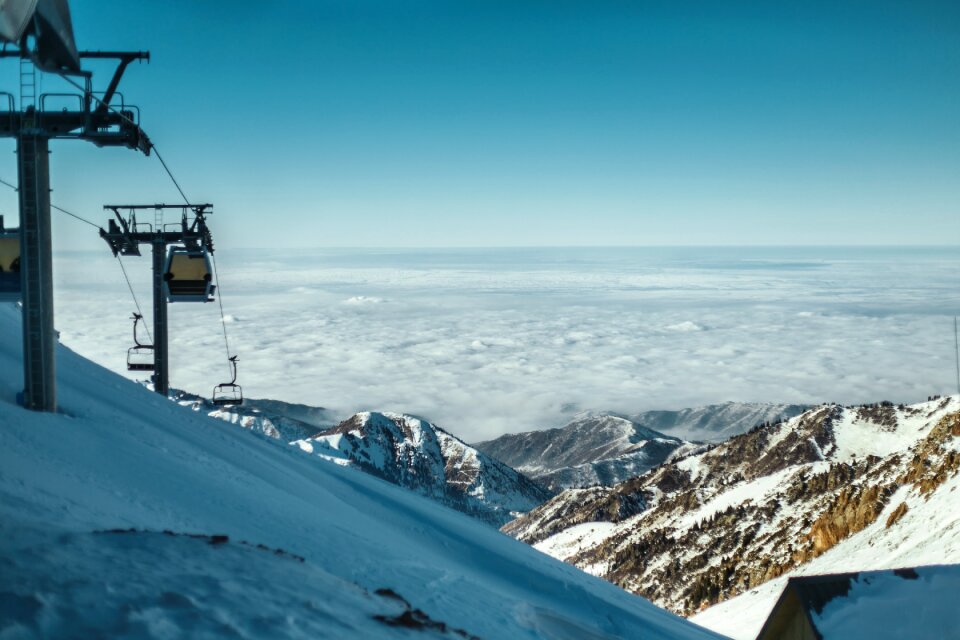 Kazakhstan mountains winter