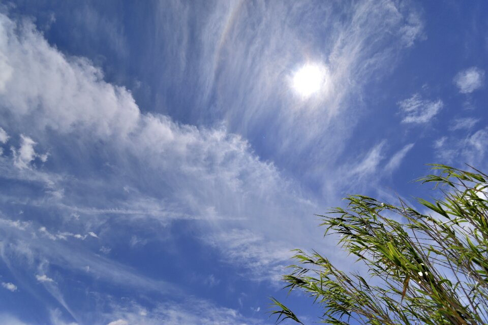 Atmosphere cloudy blue