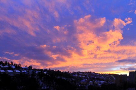 Sky twilight dusk photo