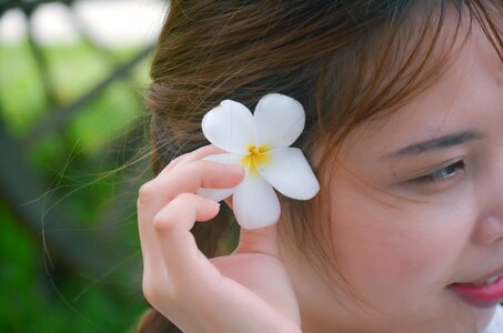 Corsage flower white flowers porcelain flowers