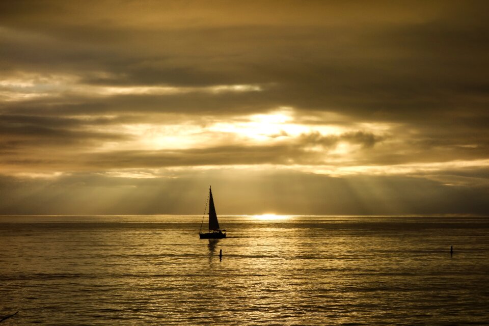 Sail sunlight sunset