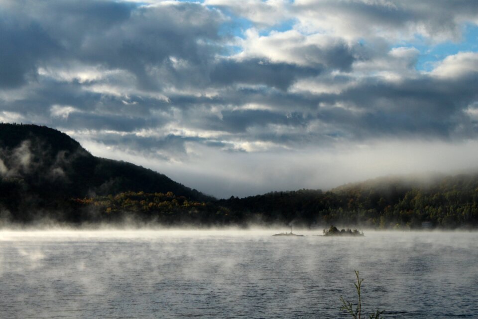 Water landscape morning
