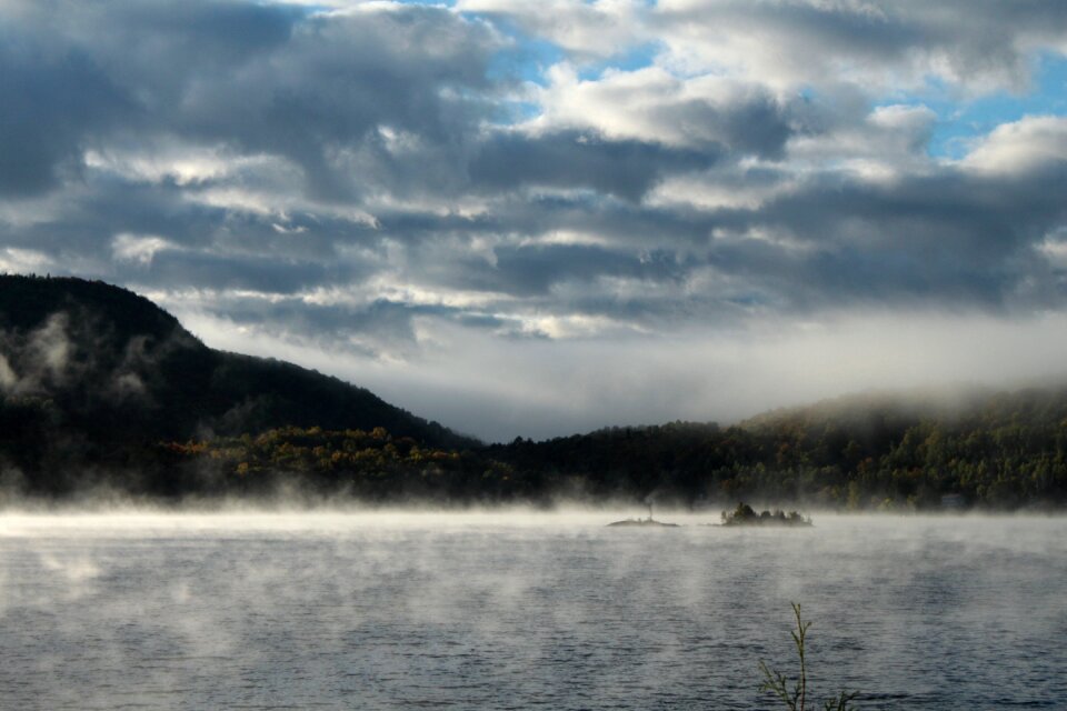 Water landscape morning photo