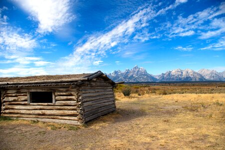 Log grand teton photo