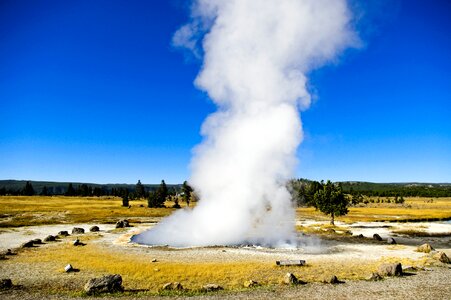 Landscape wyoming yellowstone photo