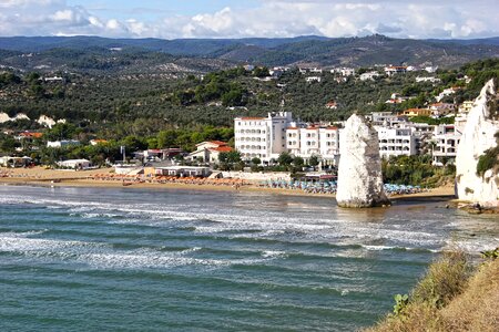 Sea beach landscape