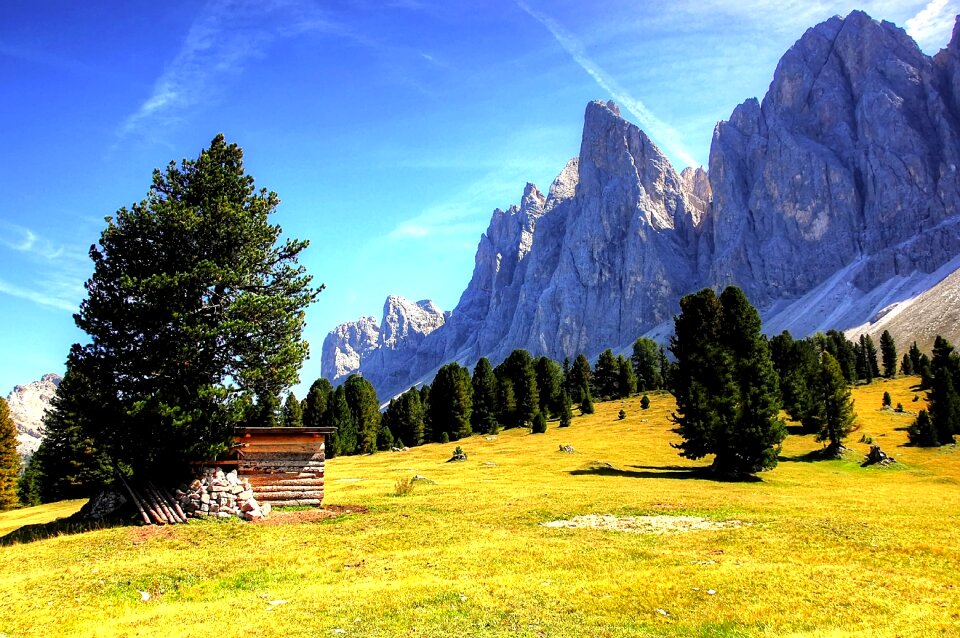 Mountain nature clouds