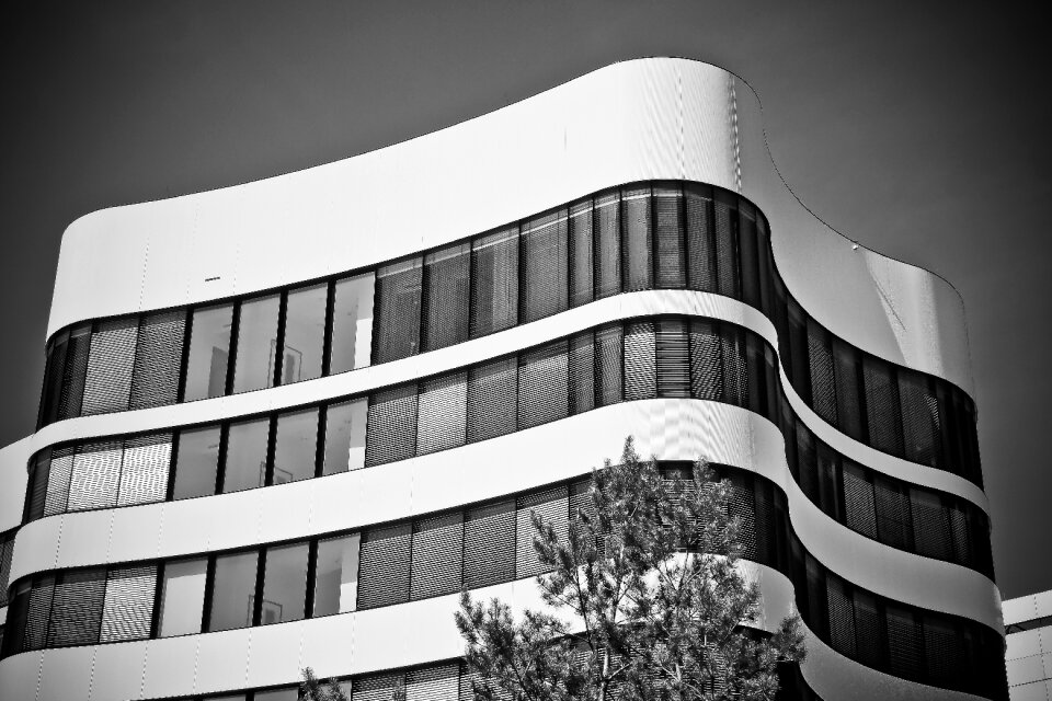 Modern facade building