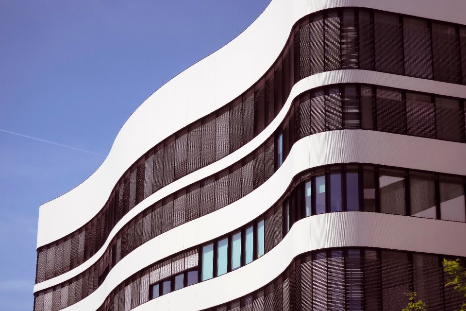 Modern facade building