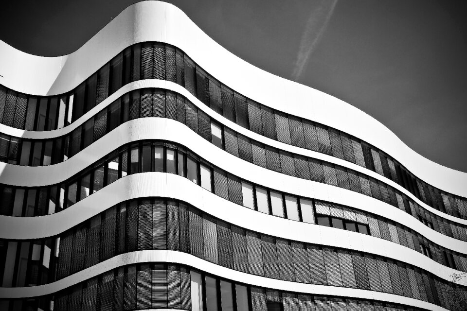 Modern facade building
