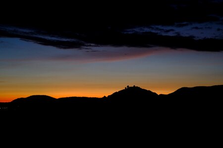Swabian alb alb eaves sunrise