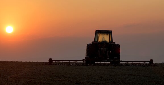 Twilight landscape sunrise photo