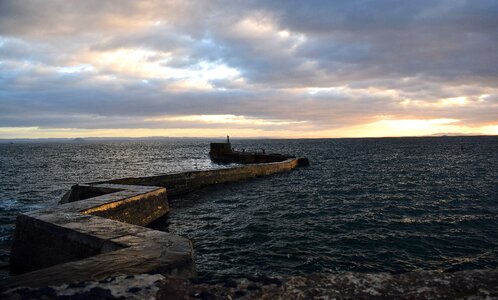 St monans breakwater zigzag photo