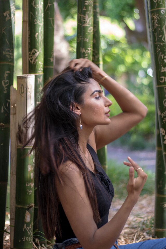 Model hair lady