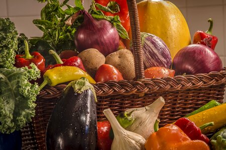 Variety farmers market produce photo