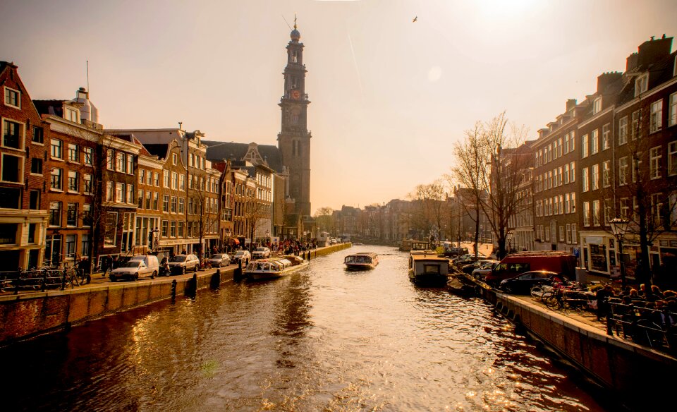 Amsterdam sunny canal