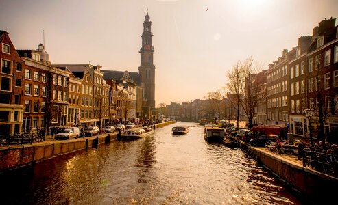 Amsterdam sunny canal