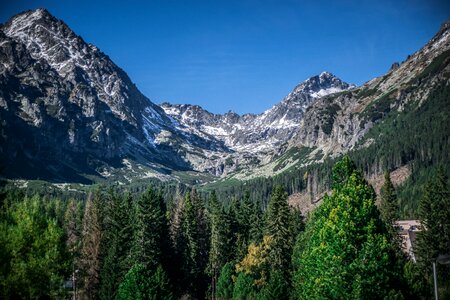 Nature alpine tourism