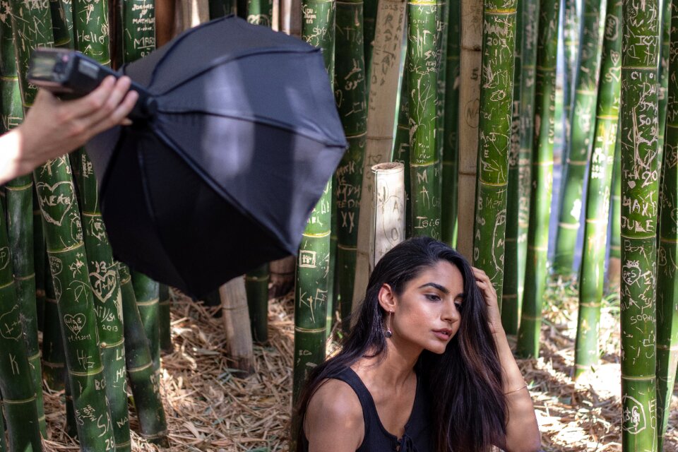 Photography model scene