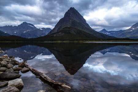 Water wilderness glacier national park photo