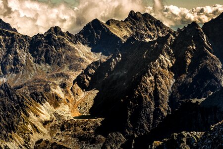 The high tatras panorama landscape photo