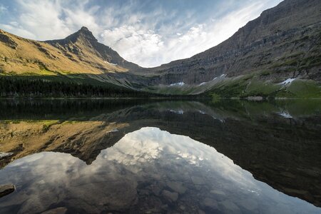 Mountains skyline peaks