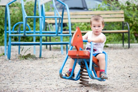 Kids summer swing photo