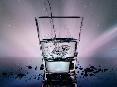 Wet refreshment diamond