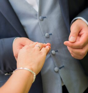 Wedding day marry white photo