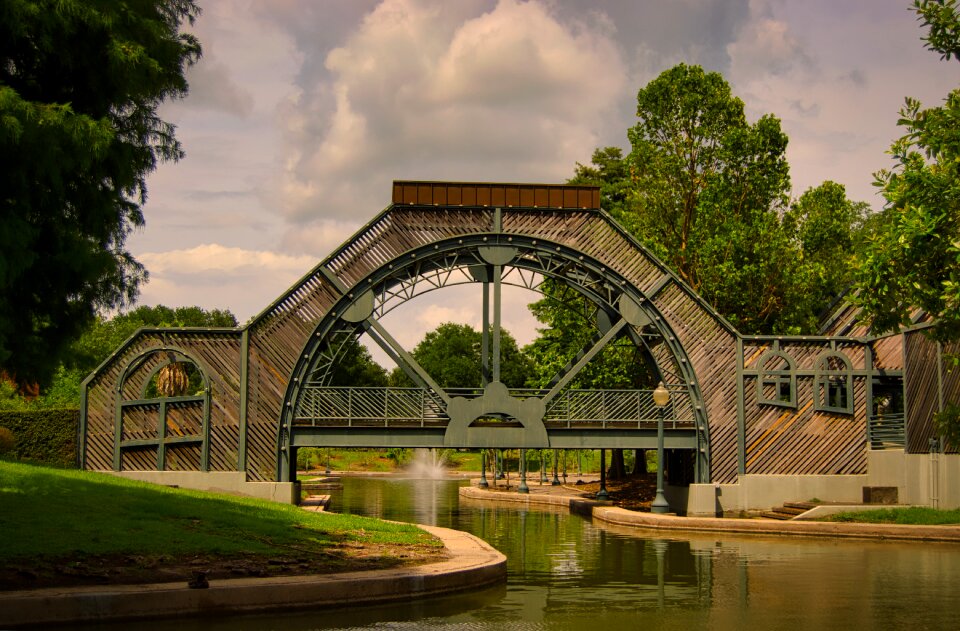 Water landscape channel