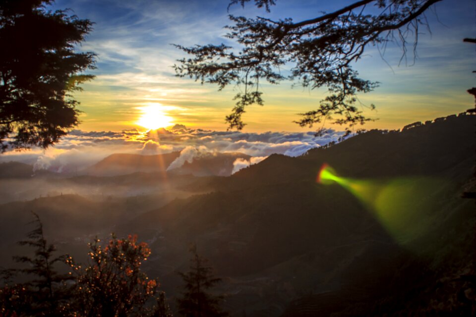 Indonesia dieng landscape