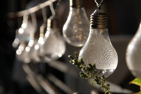 Garden garland lamp