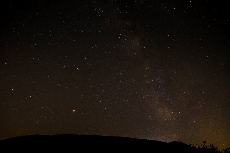 Night night sky long exposure