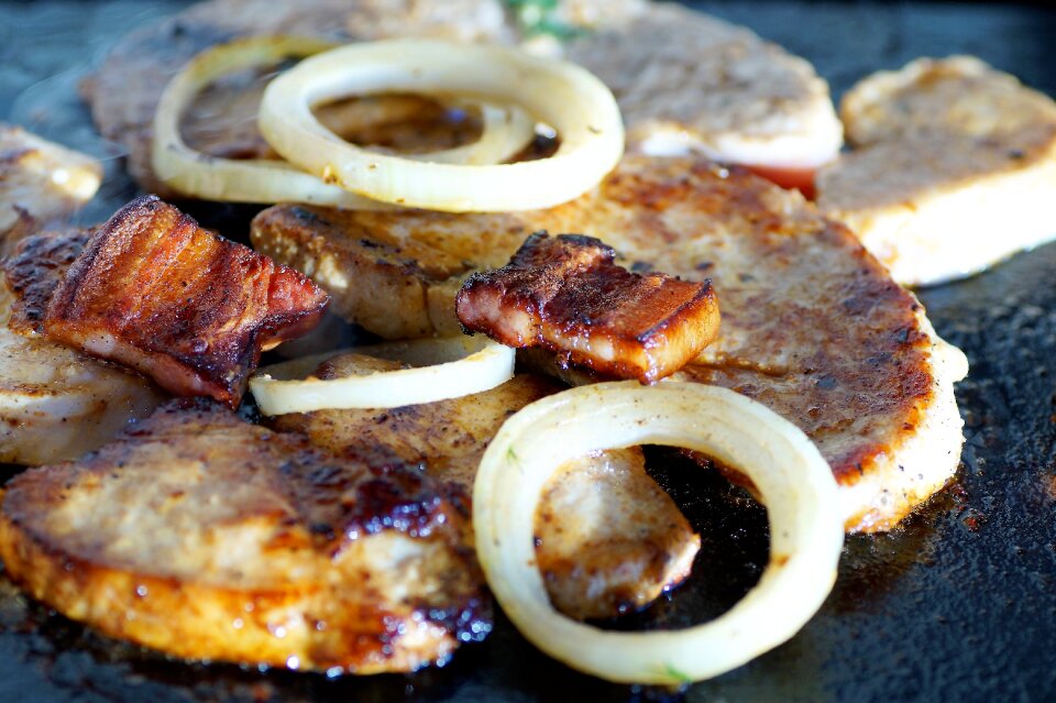 Steak grill toasting