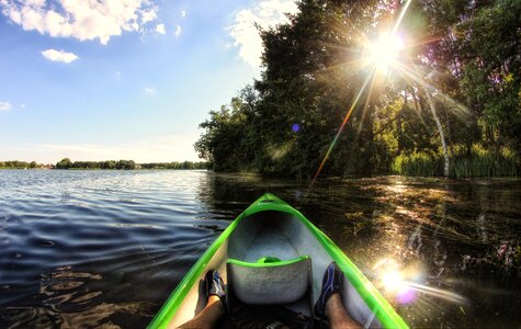 Rafting tourism canoe trip photo