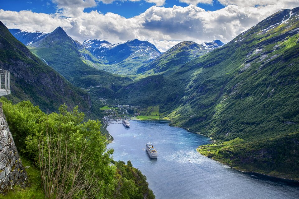 Landscape fjords norway