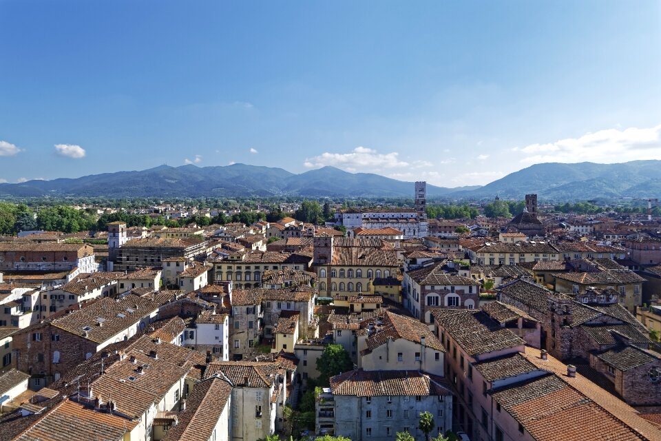 Historic center panorama landscape