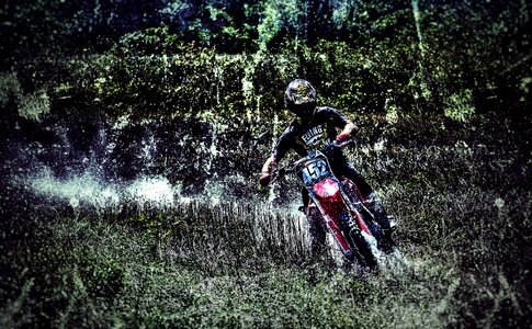 Dust rider dirt bike photo