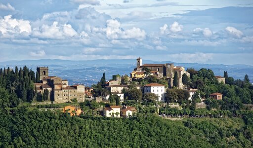 Region montecatini historic center panorama