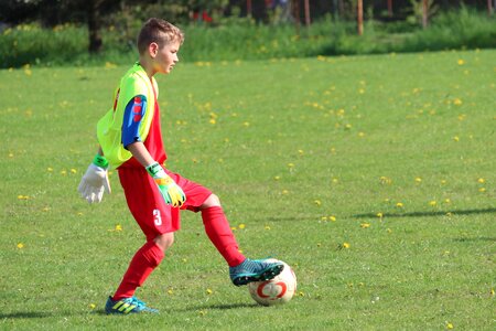 Football children boy